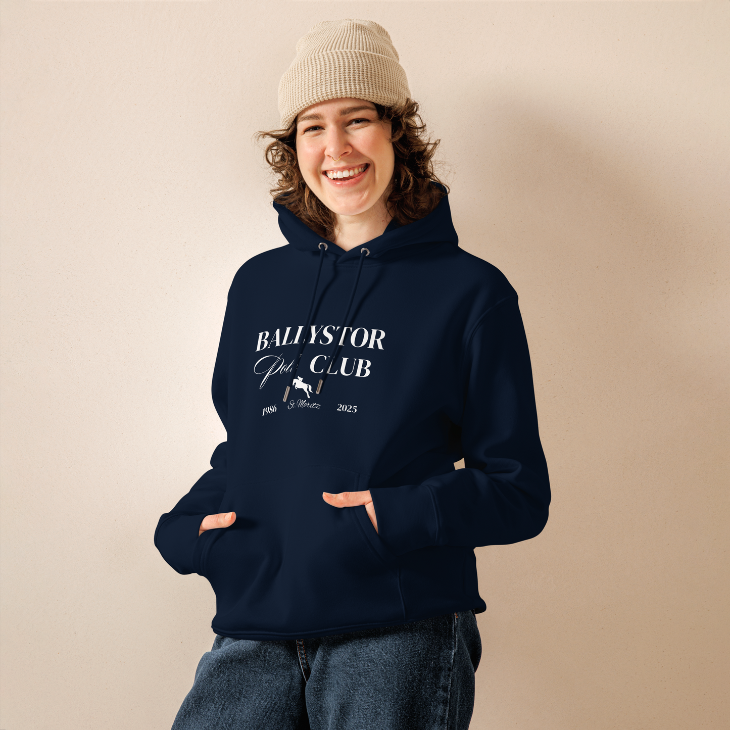 Polo Clube Hoodie - French Navy