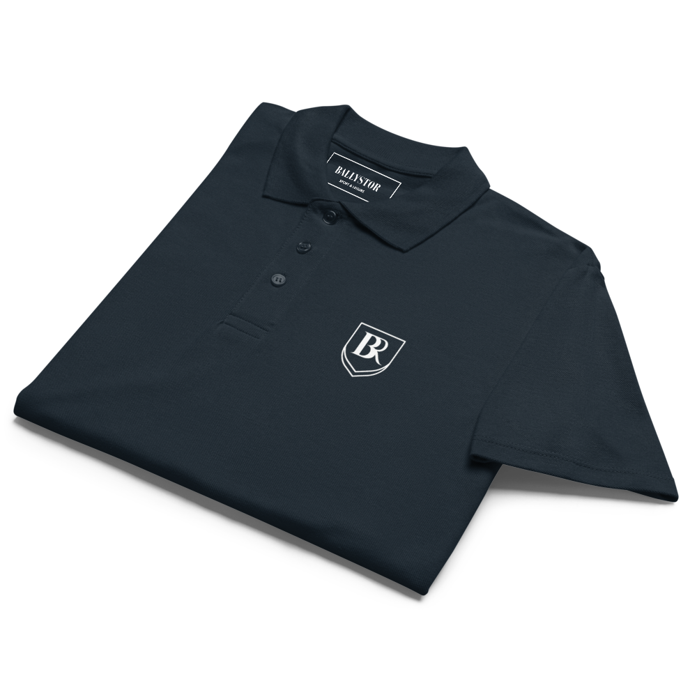 Heritage Pique Polo - Navy