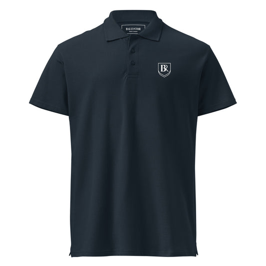 Heritage Pique Polo - Navy
